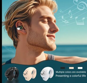 Qulaqcıqlar: Yeni Simsiz (Bluetooth) Qulaqcıqlar, 1More, rəng - Qara