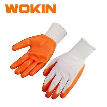 robot əlcək: WOKIN 451210 nitril iş əlcəyi – Ölçü 10 / XL Ümumi iş və montaj — 1