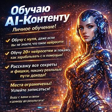 шахмат тренер: Обучение созданию AI-контента — личные занятия. Что входит: - — 1