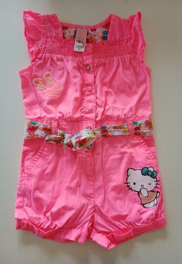 odelo za krstenje bebe: C&A Sanrio Hello Kitty🩷 letnji kombinezon za bebe 🩷 Veličina 80