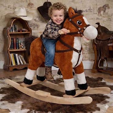 Njihalice: 🐴🦄✨ NOVO – Plišani Konjić Klackalica sa Muzikom! ✨🐴🦄 🎠 Poklon koji će — 1