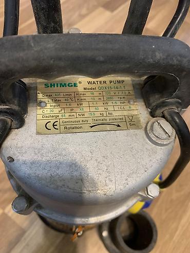 shimge: SHIMGE QDX15-14-1.1 Dalgıç Su Nasosu 1.5 HP (220V) ✅ Tam işlək — 1