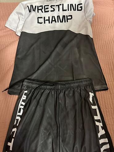 костюм для фитнеса: Спортивный комплект для борьбы “WRESTLING CHAMP” - Состав: футболка + — 1
