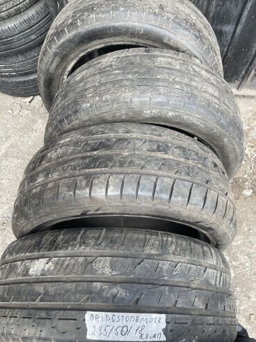 Шины: Шины 235 / 50 / R 18, Лето, Б/у, Комплект, Легковые, Япония, Bridgestone