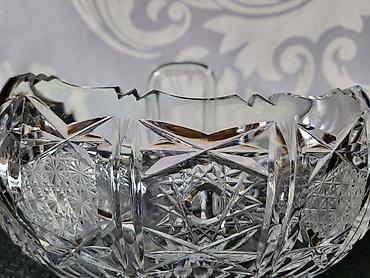 tiffany glasses: Bombonijera kristal kraljevski rad bohemija iz 70ih godina. Ceska — 8