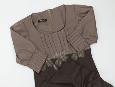 sukienki z rękawami: Women`s dress, size 4XL (EU 48)