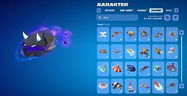 Другое: Fortnite Oyun hesab 738 skinli hesab 800V bucks var icinde 144 — 4