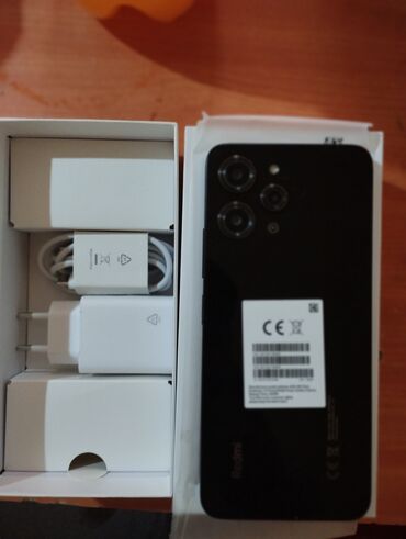 lenovo p70 almaq: Xiaomi Redmi 12, 128 GB, rəng - Qara, 
 Barmaq izi, İki sim kartlı, Face ID