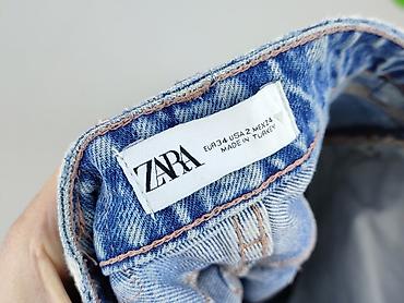 stradivarious cargo: Zara, Jeansy damskie, rozmiar XS — 4