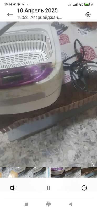 çistka aparatı: Stelirizovat aparatı, əsasda berberxanalarda,die həkimlər istifadə edə