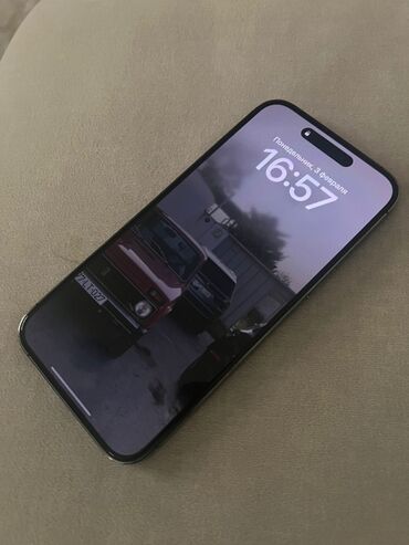 kredit telfon: IPhone 14 Pro Max, 128 GB, Deep Purple, Face ID, Simsiz şarj, Qırıq