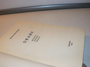 eldo design: Drame Milos Crnjanskimaska konak, TeslaTvrd povez, zlatotisak — 2