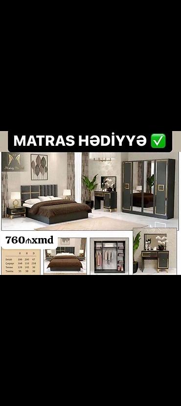 termo ucuz: 2 təknəfərlik çarpayı, Dolab, Termo, Tumba, Yeni — 2