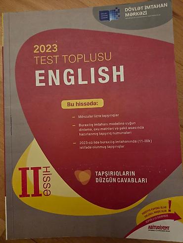 array informatika pdf 2026: İngilis dili Testlər 11-ci sinif, DİM, 2-ci hissə, 2023 il — 1