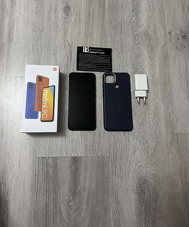 redmi 3 s: Redmi 9C, 128 GB, rəng - Qara, Zəmanət, Barmaq izi, Simsiz şarj — 1