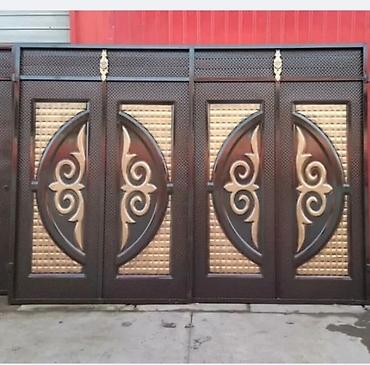 Распашные ворота: Ворота, распашные откатные, металл Россия гарантия качества — 26