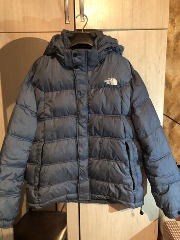 куртка the north face мужская оригинал: Эркектердин курткасы, 4XL (EU 48), The North Face, Колдонулган, түсү - Көк, Акылуу жеткирүү, Өзү алып кетүү