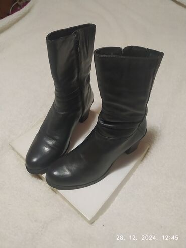 kožne kaubojke: Ankle boots, Caprice, 40