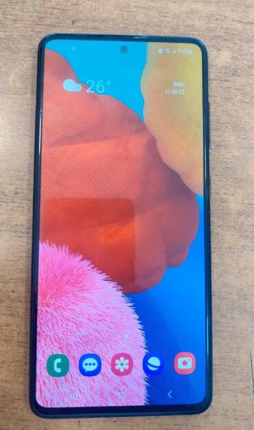 samsung a51 128 qiymeti: Samsung Galaxy A51, 64 GB, rəng - Qara, Barmaq izi