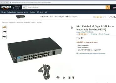 Modemi, ruteri i mrežni uređaji: *** SUPER AKCIJA *** #2065 Kvalitetan switch - HP 1810-24G (J9803A); — 2
