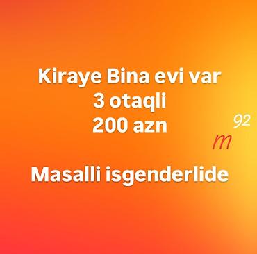 Kirayə mənzil – Masallı, İsgəndərli. - Bina evi - 3 otaqlı - Aylıq lalafo.az -da Kirayə mənzil – Masallı, İsgəndərli. - Bina evi - 3 otaqlı - Aylıq