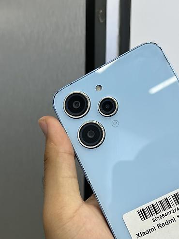Мобильные телефоны и аксессуары: Redmi, Redmi 12, Б/у, 256 ГБ, цвет - Голубой, В рассрочку, 2 SIM — 3