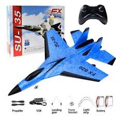 Oyuncaqlar: Pultlu təyyarə "SU-35 fx820 (Göy) 057T22"Pultlu Təyyarə SU-35 fx820 — 2