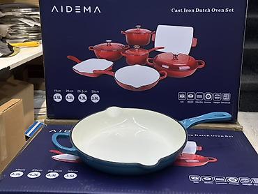 aidema: Набор чугунной посуды AIDEMA — Cast Iron Dutch Oven Set Состав и — 8
