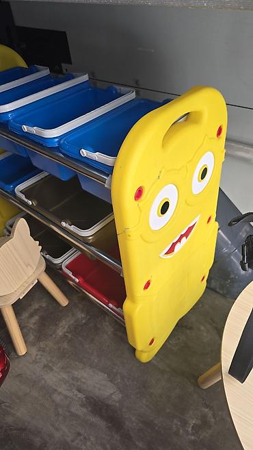 uşaq oyuncaq dəsti play doh: Oyuncaq Rəfi 5504/5505 - Uşaq otaqları üçün rəngarəng oyuncaq saxlama — 2