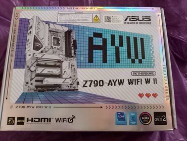 сокет 1700: Материнская плата, Новый, Asus, LGA1700, ATX, Для ПК