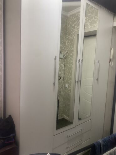 купить маленький шкаф для одежды: Шкаф для одежды, Б/у, Прямой, ЛДСП