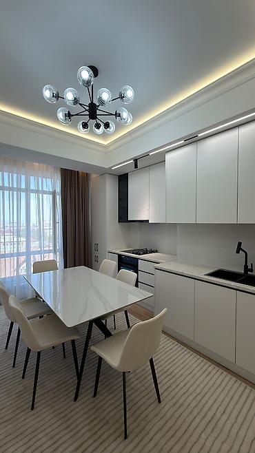 кызыл кия квартиры: 3 комнаты, 100 м², Азия Молл Элитка, 7 этаж, Дизайнерский ремонт — 6