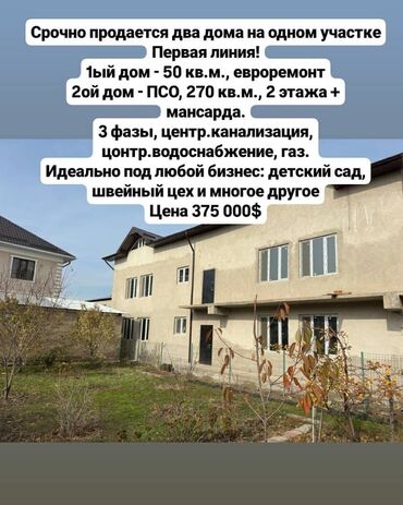 дом продажа кара балта: Дом, 270 м², 5 комнат, Агентство недвижимости, ПСО (под самоотделку)