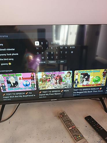 plazma televizorlar: Yoshiko 32" LED televizor cəmi 2ay işlənib karopkasi senedi var - — 9