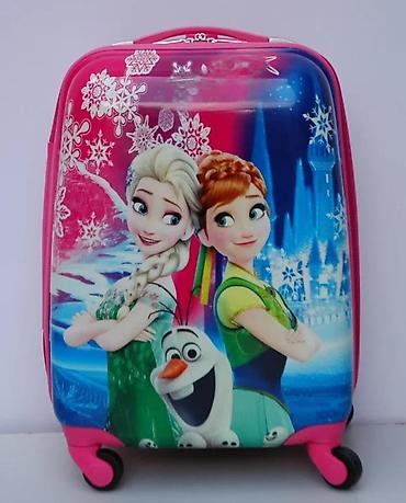Rančevi, torbe i koferi: Dečji kofer na točkiće – motiv animiranog filma Frozen - Tvrda — 4