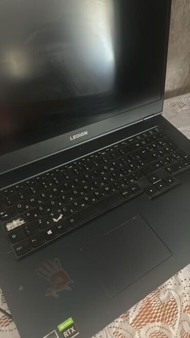 корпуса для компьютера: Ноутбук, Lenovo, 16 ГБ ОЗУ, AMD Ryzen 7, 17.3 ", Б/у, Игровой, память SSD