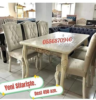 sdullar: Düz masa, Qonaq otağı üçün, 6 nəfər, Açılmayan, Azərbaycan, Zəmanətli — 2