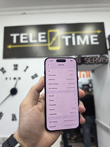 iphone adaptir: IPhone 15 Pro, 128 GB, Zəmanət, Simsiz şarj, Face ID — 2