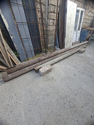 dəmir truba: Məhsul: Metal borular (dəmir) Təsvir: - 4 ədəd qalın divarlı metal — 1
