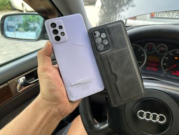 сайма телеком номер ош: Samsung Galaxy A52, Колдонулган, 128 ГБ, түсү - Ак, 2 SIM