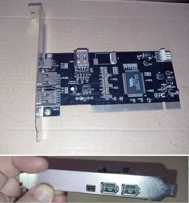 Другие комплектующие: Карта расширения PCI to 1394 Host Controller VIA VT6305, Firewire 400