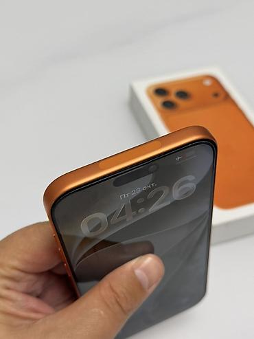 айфон купить бишкек: IPhone 17 Pro Max, Б/у, 512 ГБ, Оранжевый, Коробка, 95 % — 10