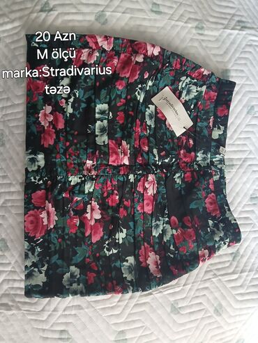 Ev geyimləri, pijamalar: Mini Ətək, Stradivarius, Pambıq, M (EU 38)