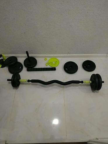 işlənmiş qantel: Çoxfunksiyalı ev fitnes dəsti yenidir istifadə olunmayıb Xırdalandadlr — 3