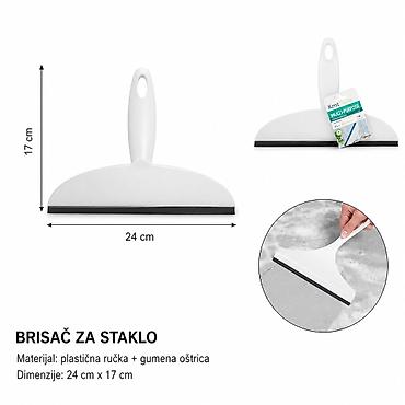 KMT Prozirni brisač za prozore 3283332 Praktičan brisač za staklene i