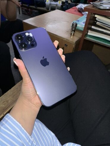 iphone xs max цена в бишкеке бу: IPhone 16 Pro Max, Колдонулган, 256 ГБ, Deep Purple, Каптама, Куту, 84 %
