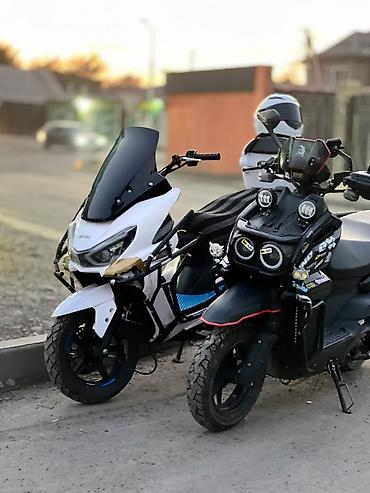 devo tiko: Скутер тюнингованный, класс 50–125 см³ (визуально формат «SUV/ADV») — 6