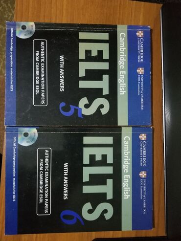 dvd diskler: IELTS 5, 6
Disk yoxdur 
İkisi birlikdə 5 azn