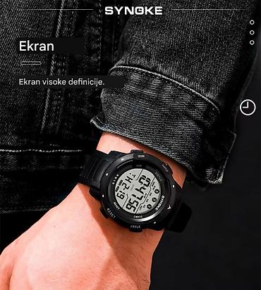 Ručni satovi: Opis Digitalni mehanizam visokog kvaliteta: SYNOKE muški sat ima — 5