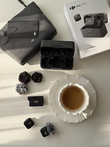 мини микрафон: DJI Mic Mini — компактная беспроводная микрофонная система для записи — 2